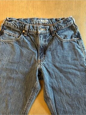 Carhartt Relaxed Fit Jeans Mens 30x30 Blue Denim Workwear BD4942-M